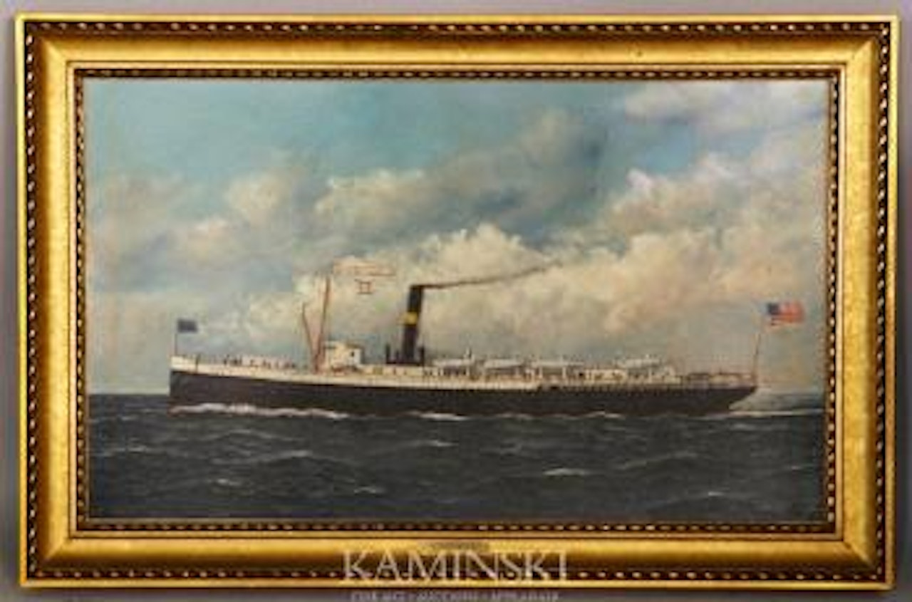 Ship, Jamestown, Guyandotte Party by Antonio Jacobsen