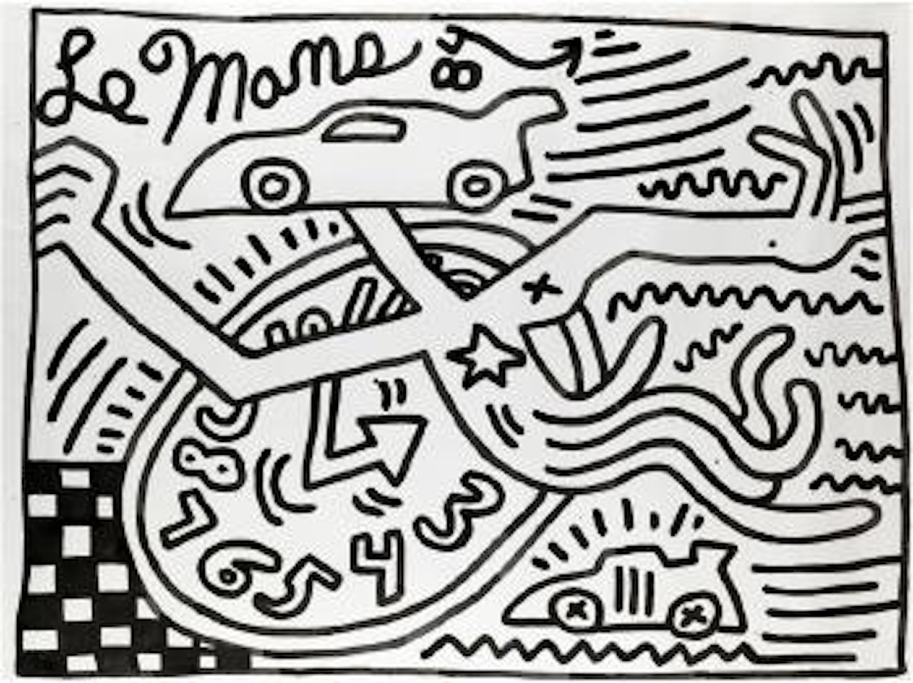 Ohne Titel by Keith Haring