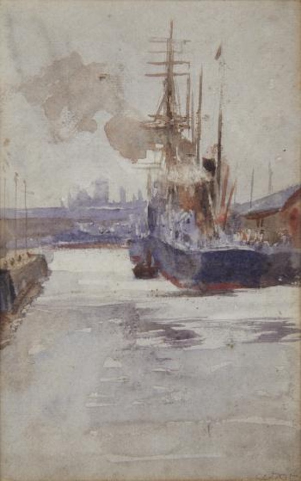 York Dock, Belfast by William Conor