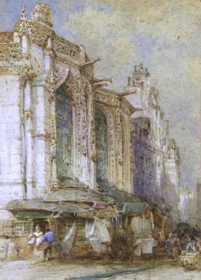Church of St Sauveur, Caen by William Callow