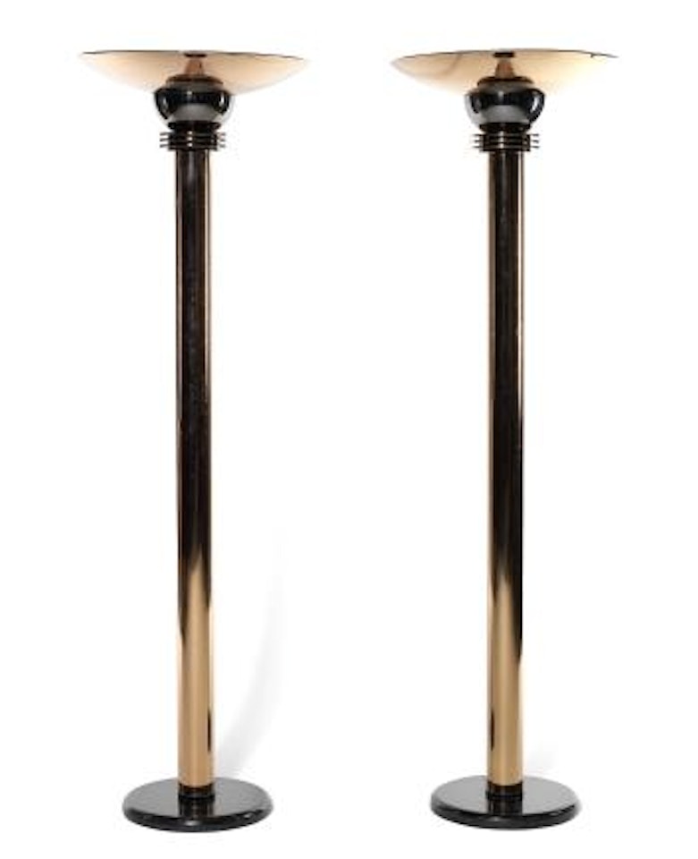 A Pair of Art Deco Floor Lights by European School