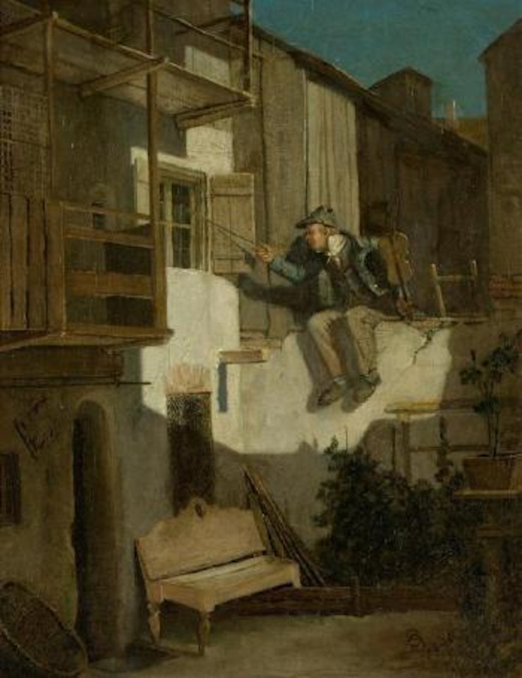 Ständchen im Mondschein by Carl Spitzweg