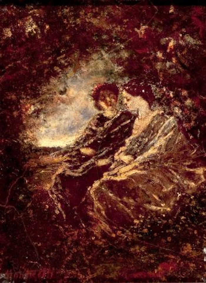 The conversation by Adolphe Monticelli
