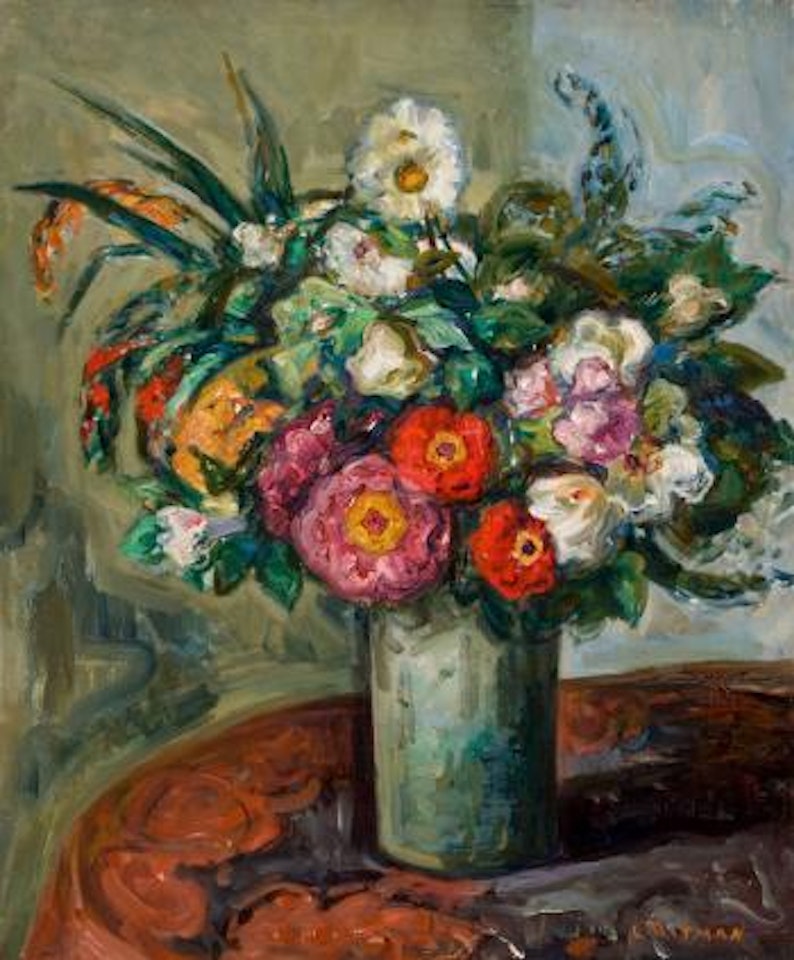 Floral still life by Louis Ritman