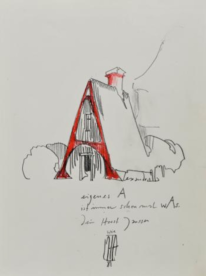 Eigenes A by Horst Janssen