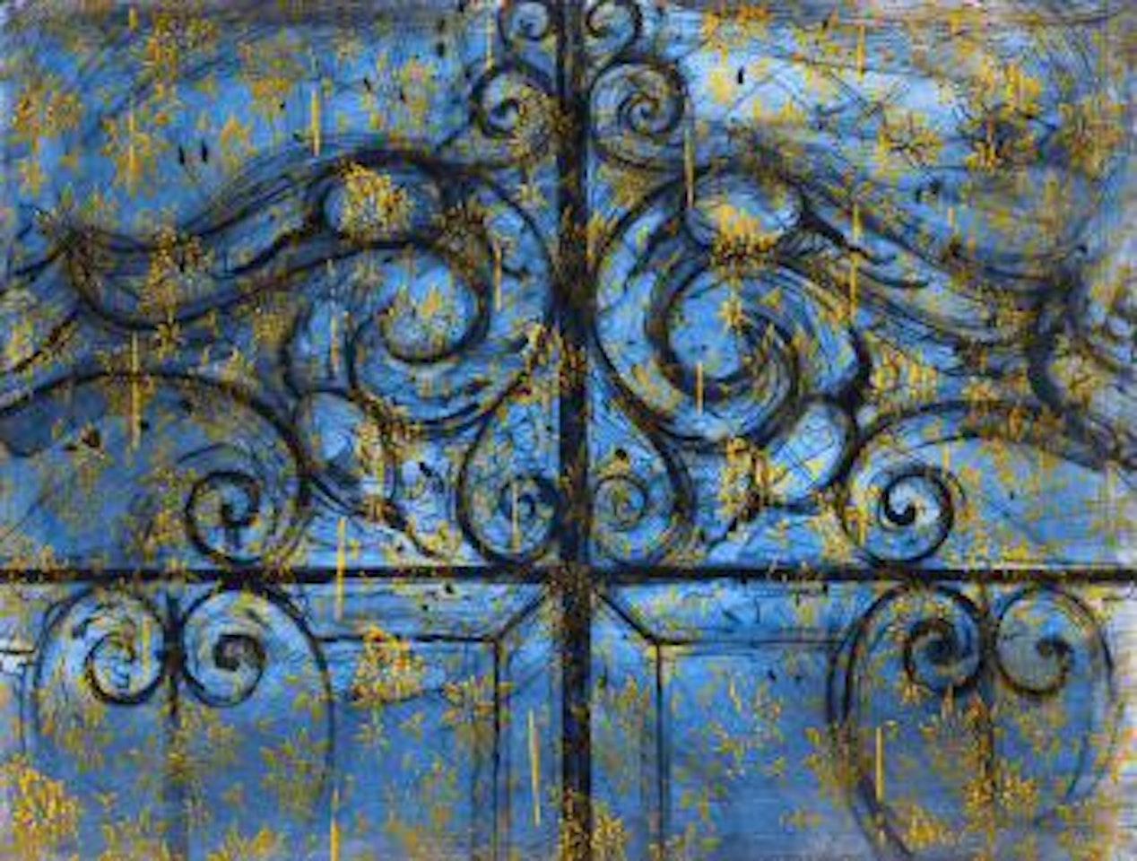 Wallpaper in Paris by Jim Dine