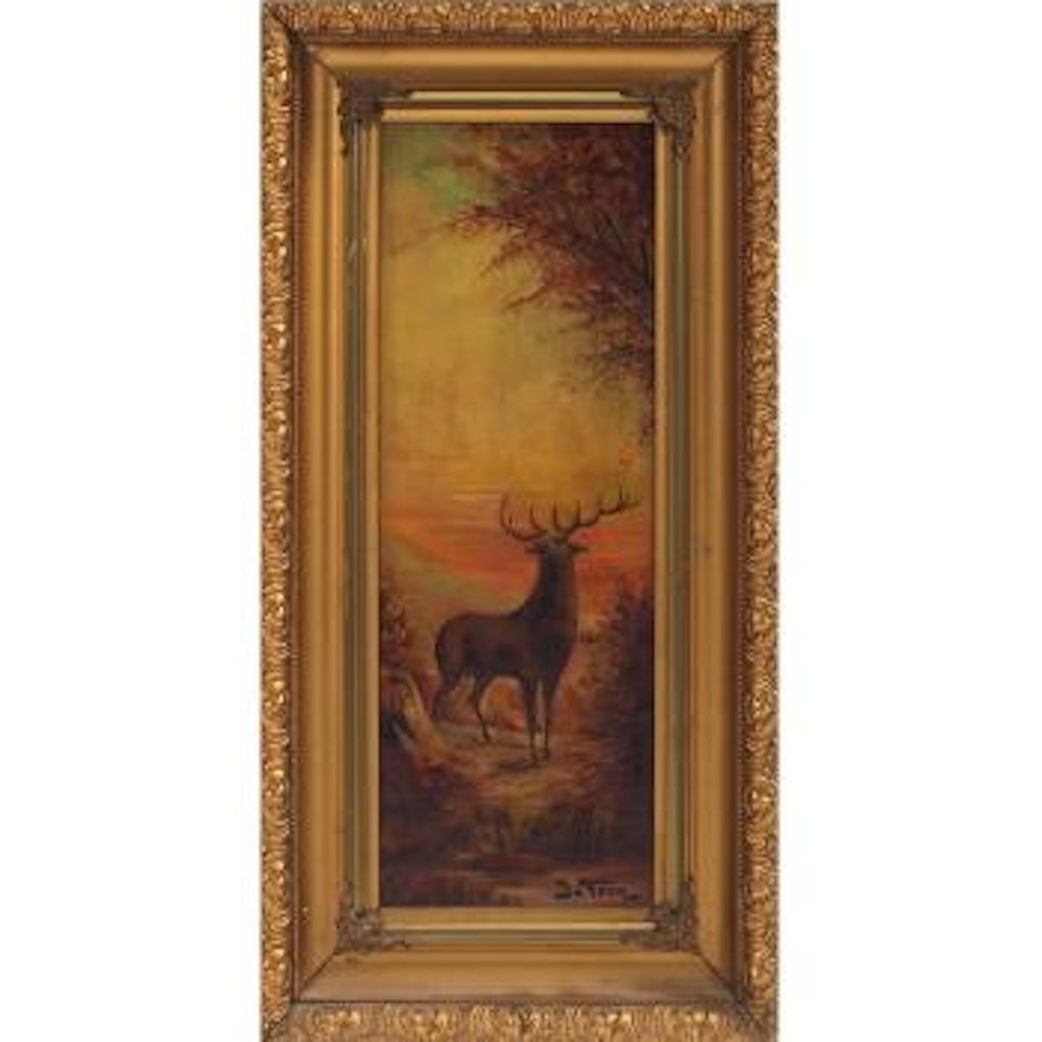 Elk in Landscape by John Fery