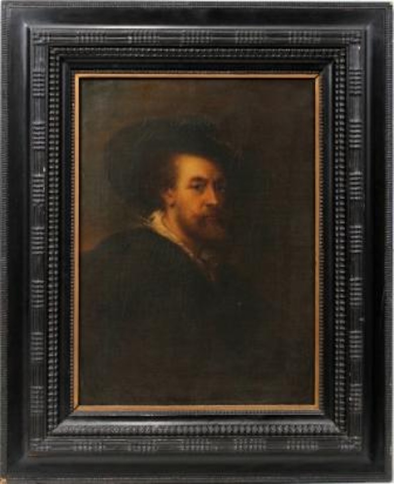 Rubens self-portrait by Angiolo Cherici by Peter Paul Rubens