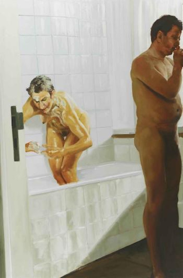 Bathroom scene #3 by Eric Fischl