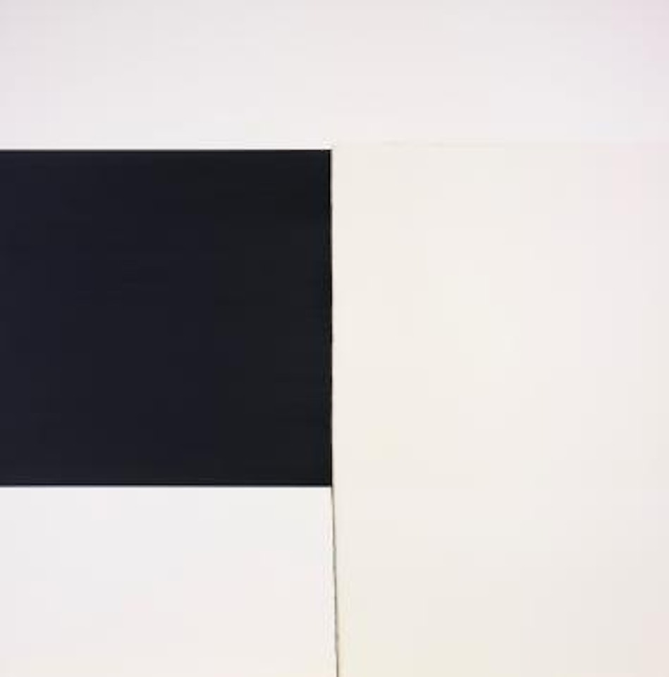 Exposed Painting, Ivory Black by Callum Innes
