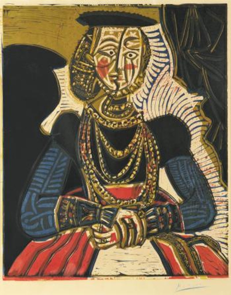 Buste De Femme D'apres Cranach Le Jeune (B. 859; Ba. 1053) by Pablo Picasso