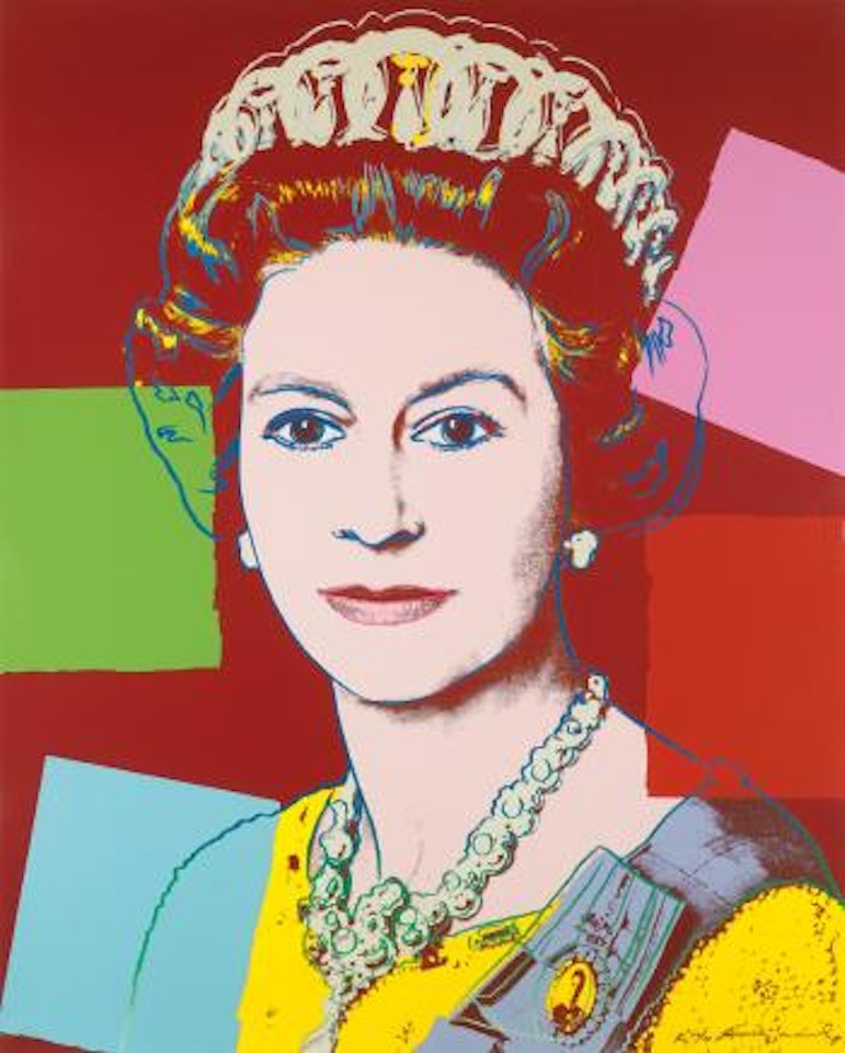 Reigning Queens: Queen Elizabeth II (Royal Edition) (F. & S. II.334a-349a) by Andy Warhol