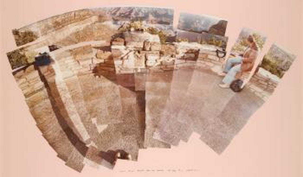 Grand Canyon, Arizona With My Shadow by David Hockney
