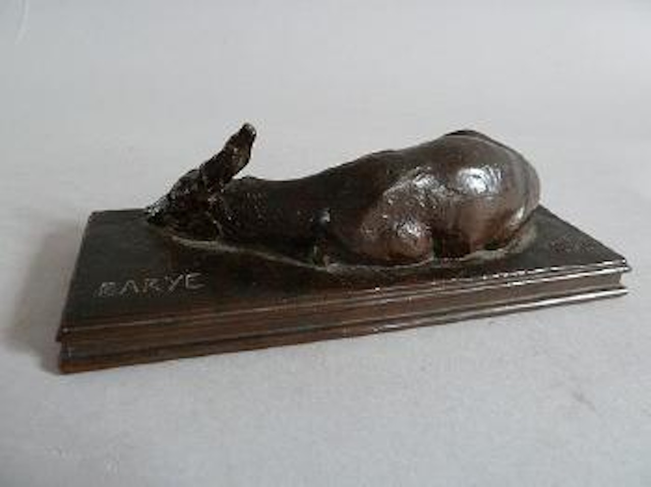 Faon assoupi by Antoine-Louis Barye