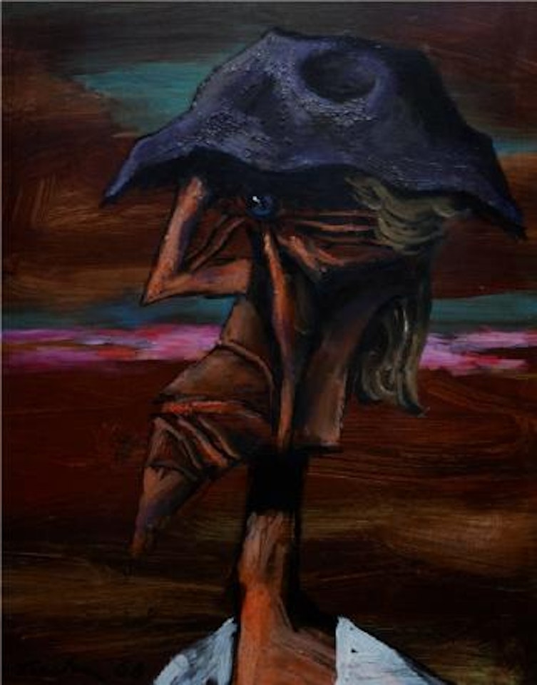 Pioneer head by Albert Tucker