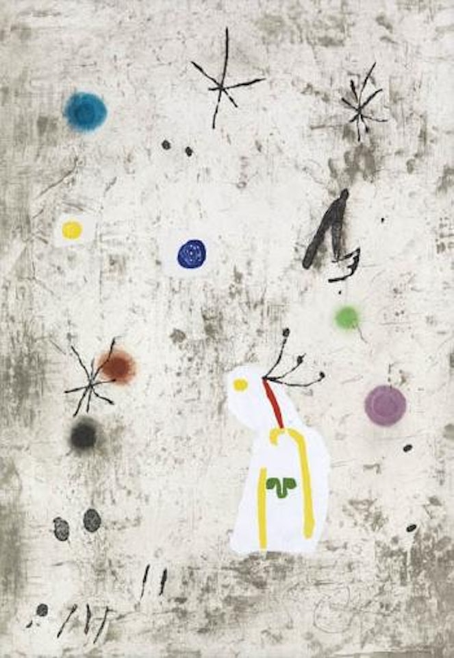 Personatge I Estels III by Joan Miró