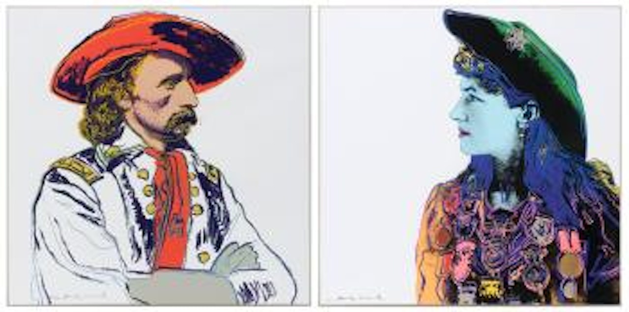 General Custer. Annie Oakley by Andy Warhol