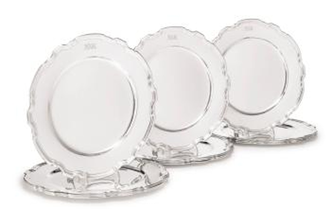 A Set of Twelve American Silver Chargers by Tiffany & Co.