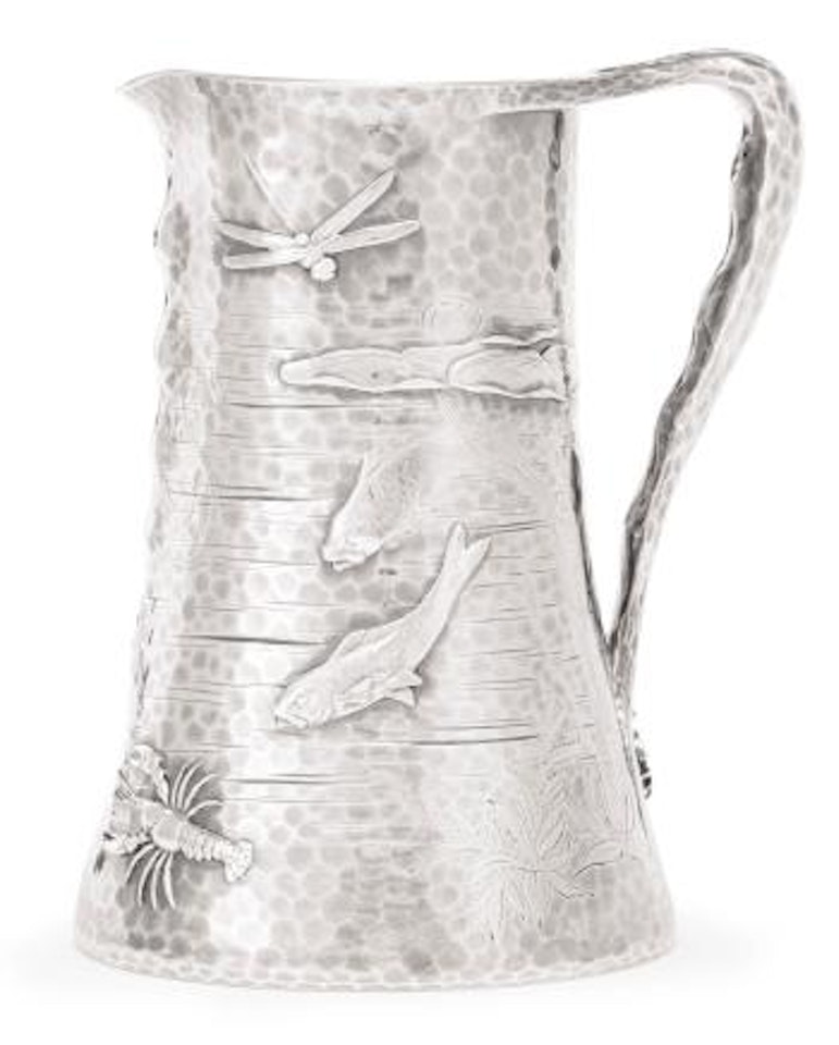 An American Silver 'Japanesque' Water Pitcher by Tiffany & Co.