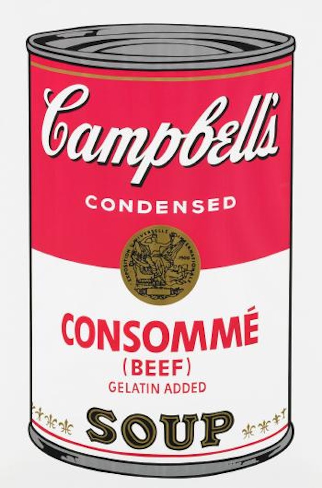 Campbell's Soup I: Consommé by Andy Warhol