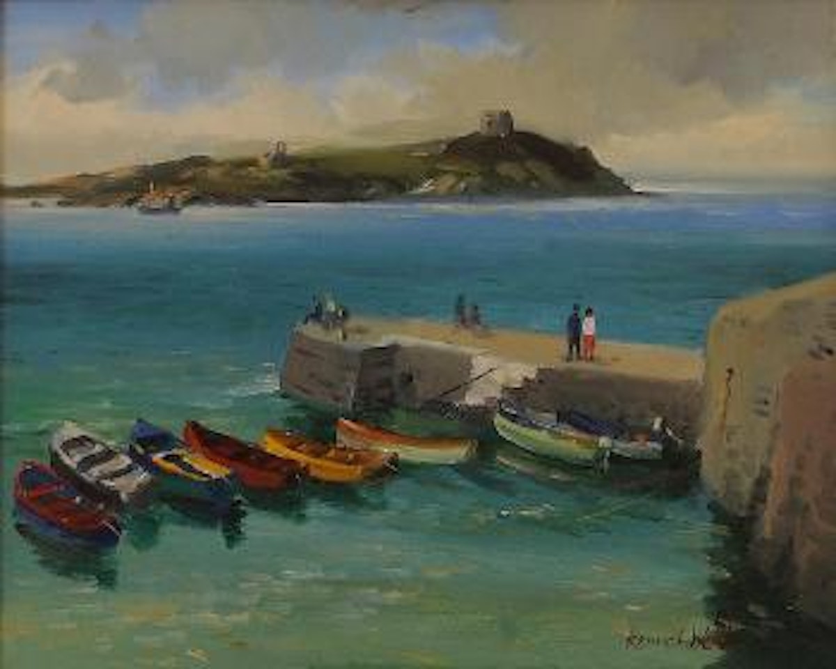 Dalkey island from Coliemore harbour by Kenneth Webb