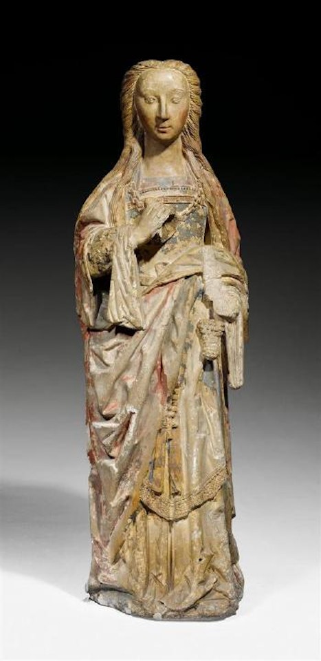 Figure der heiligen Magdalena by French School