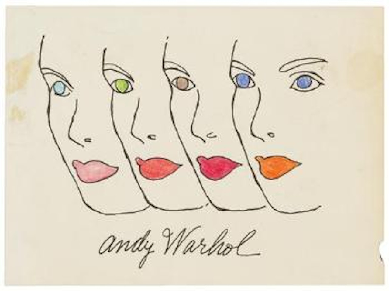 Four women by Andy Warhol