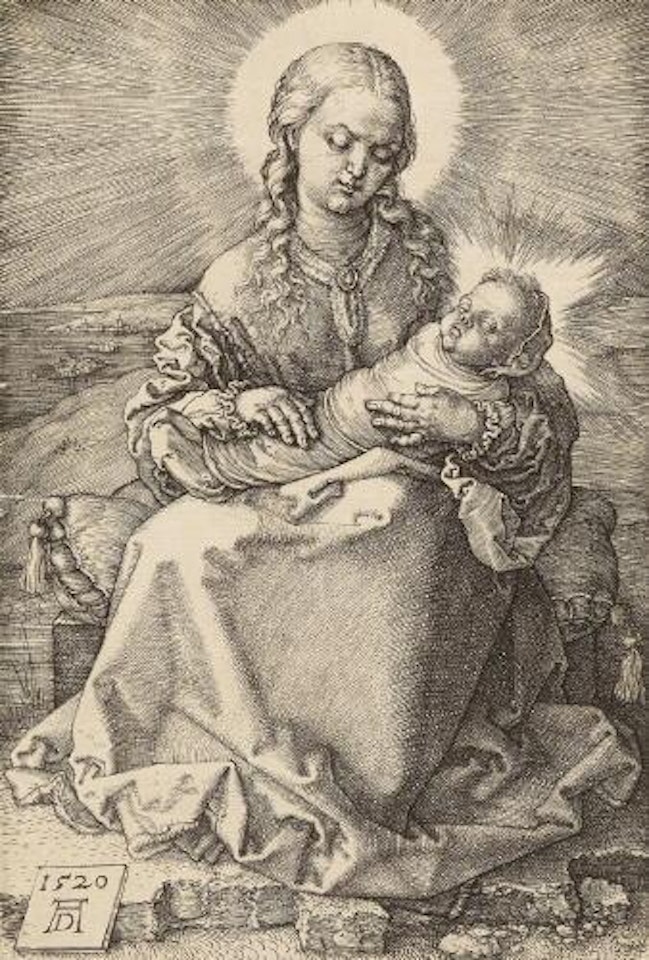 Die Jungfrau mit dem Wickelkind by Albrecht Dürer