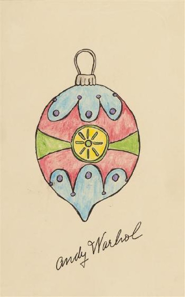 Christmas ornament by Andy Warhol