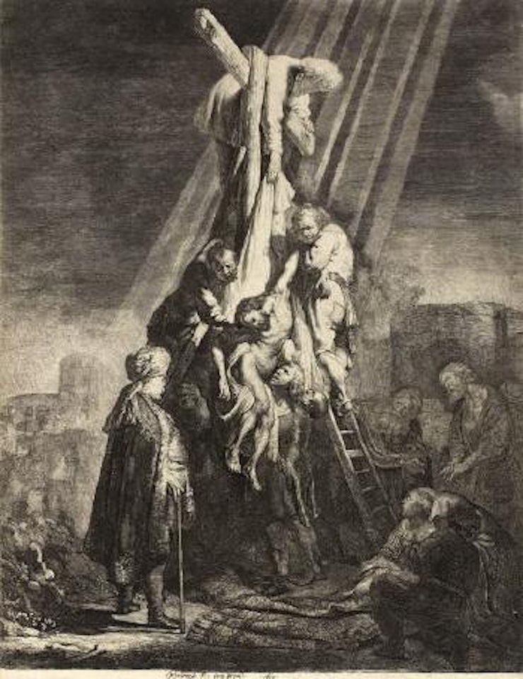 Die große Kreuzabnahme by Attributed to Rembrandt Harmensz van Rijn