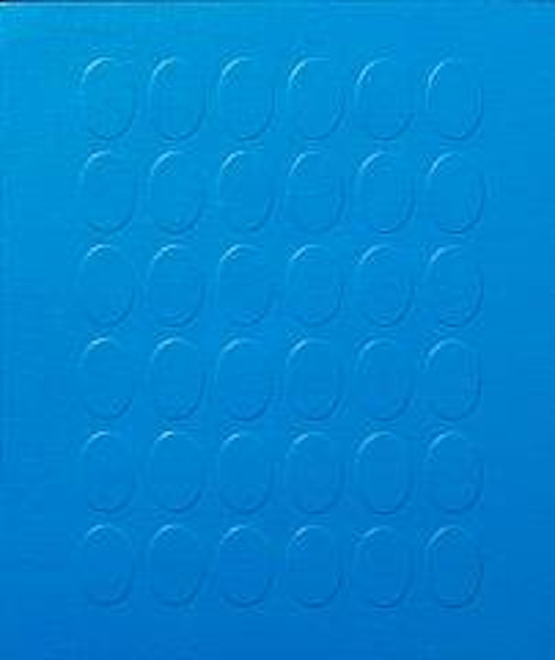 Composition in blue by Turi Simeti