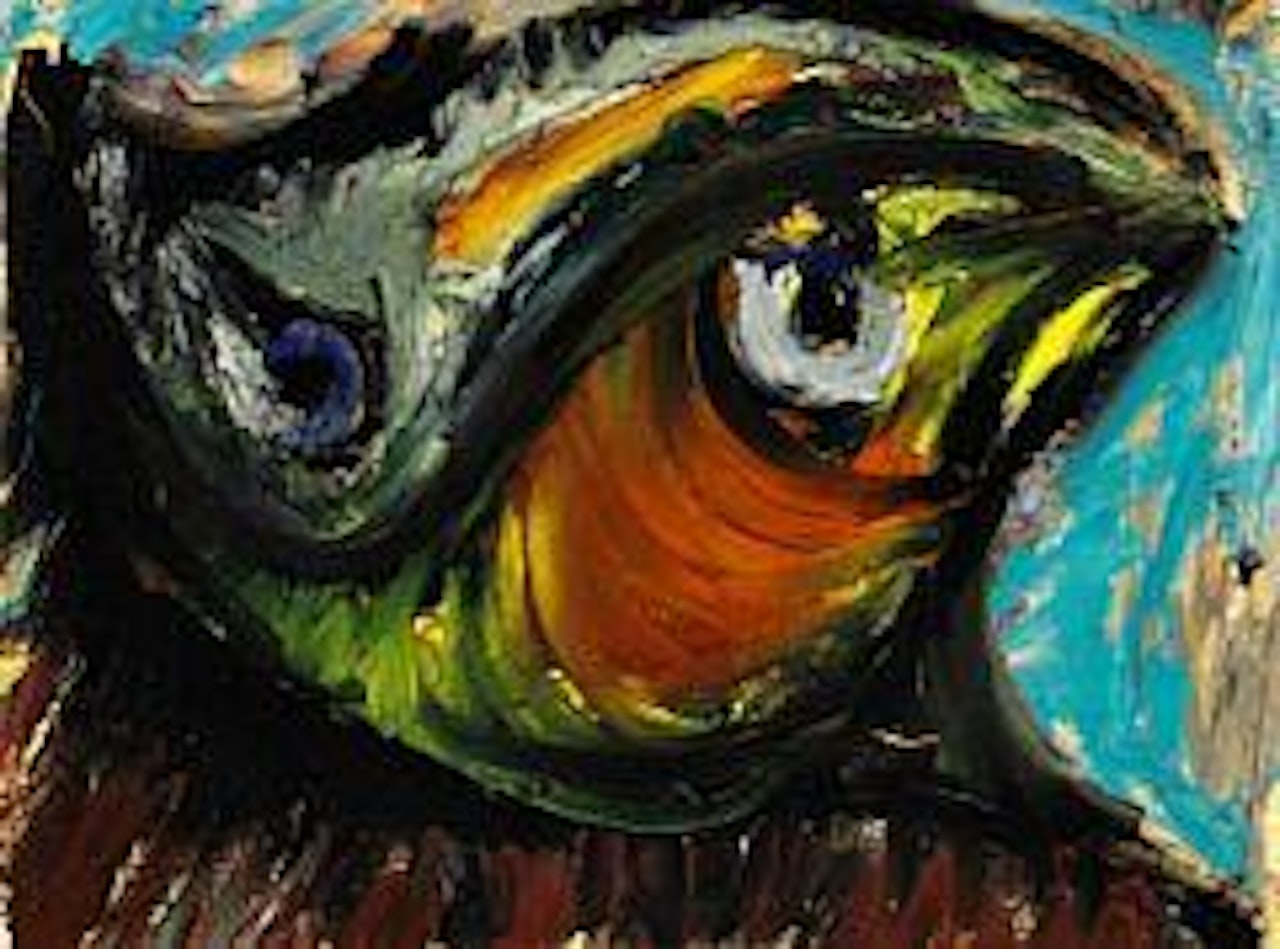 The young cuckoo by Asger Jorn