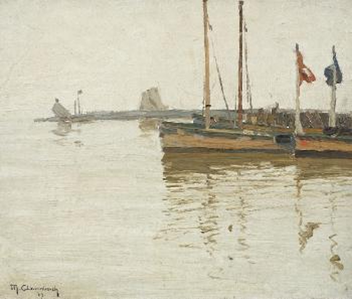 Lotsenboote Bei Vlissingen by Max Clarenbach