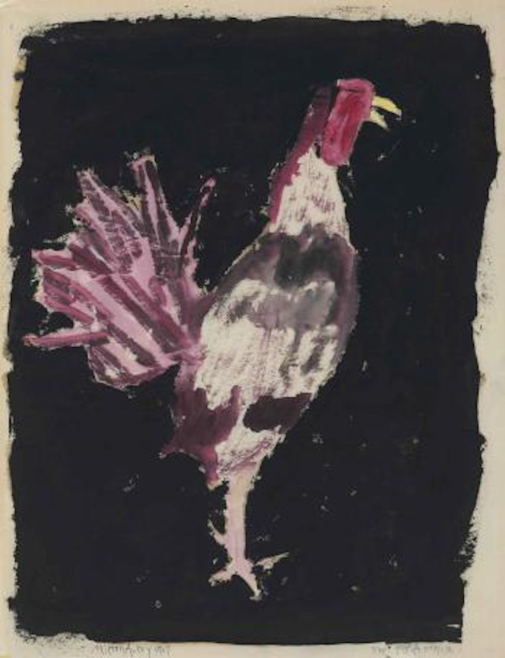 Rooster by Milton Avery