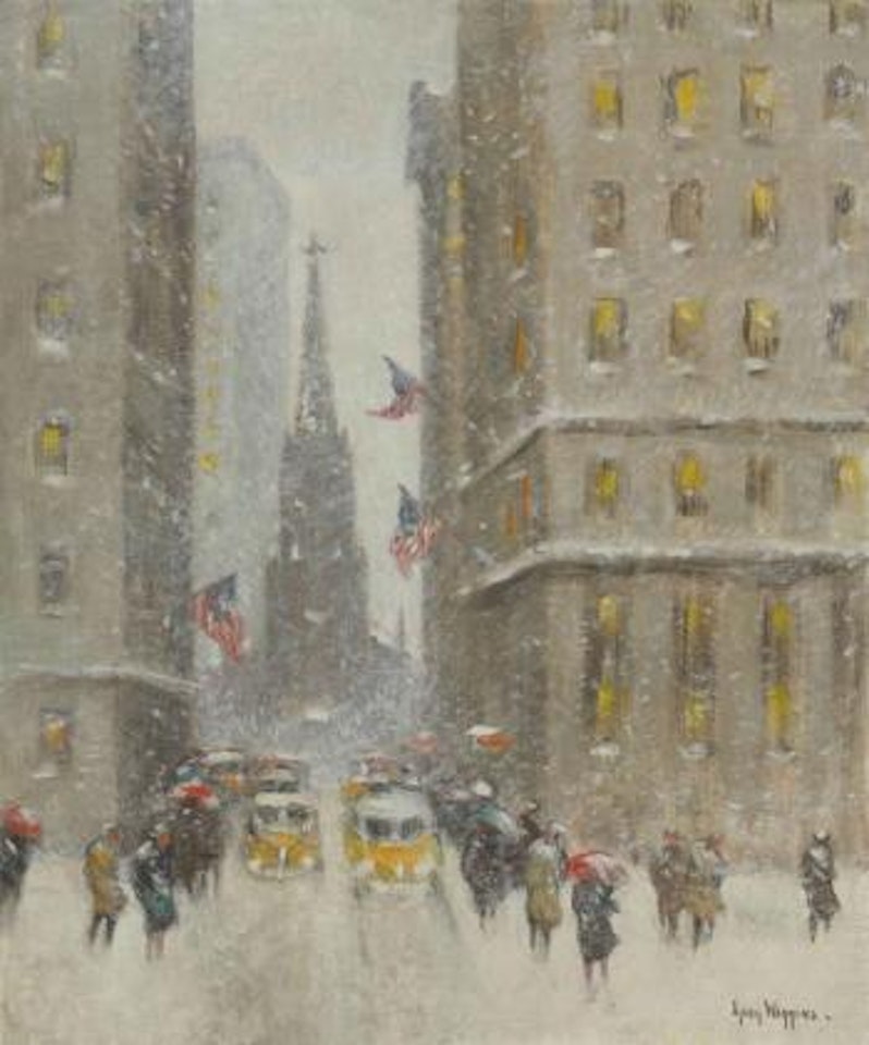 Old Trinity in Winter by Guy Carleton Wiggins