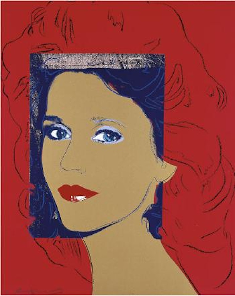 Jane Fonda by Andy Warhol