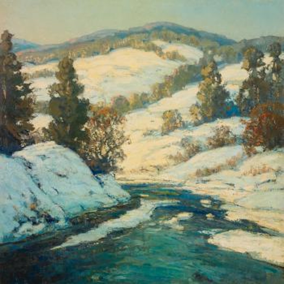 A Stream In Winter by John Fabian Carlson