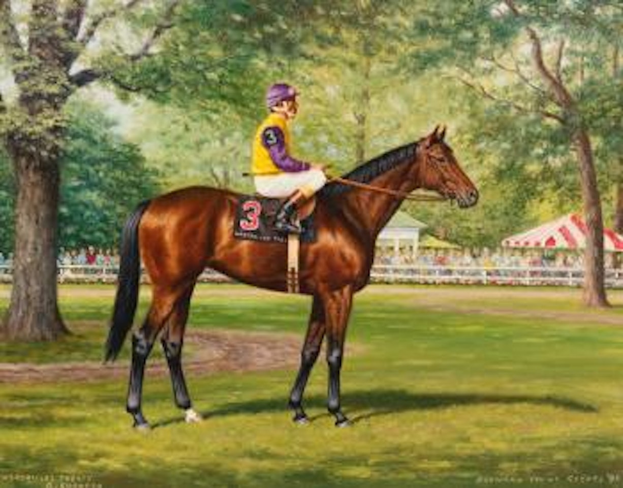 Versailles Treaty, Angel Cordero Up, Alabama Stakes, 1991 by Richard Stone Reeves
