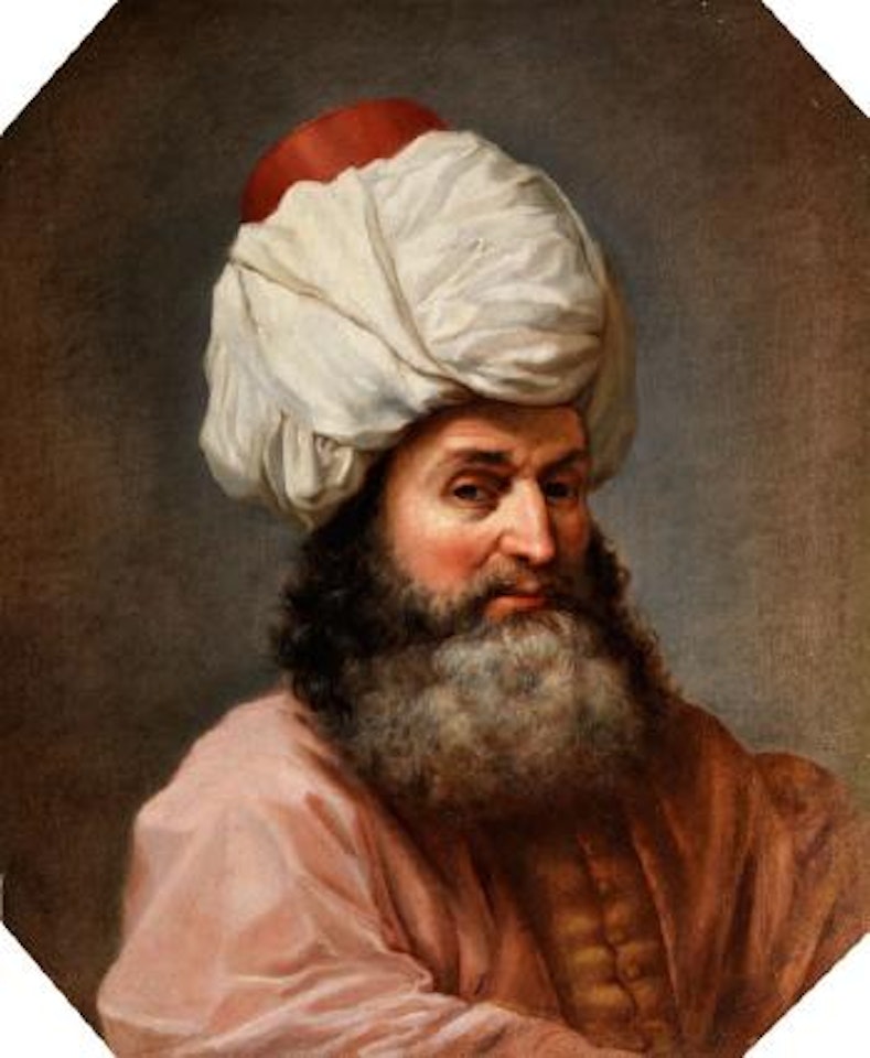 Bildnis eines bärtigen Mannes mit Turban by Italian School