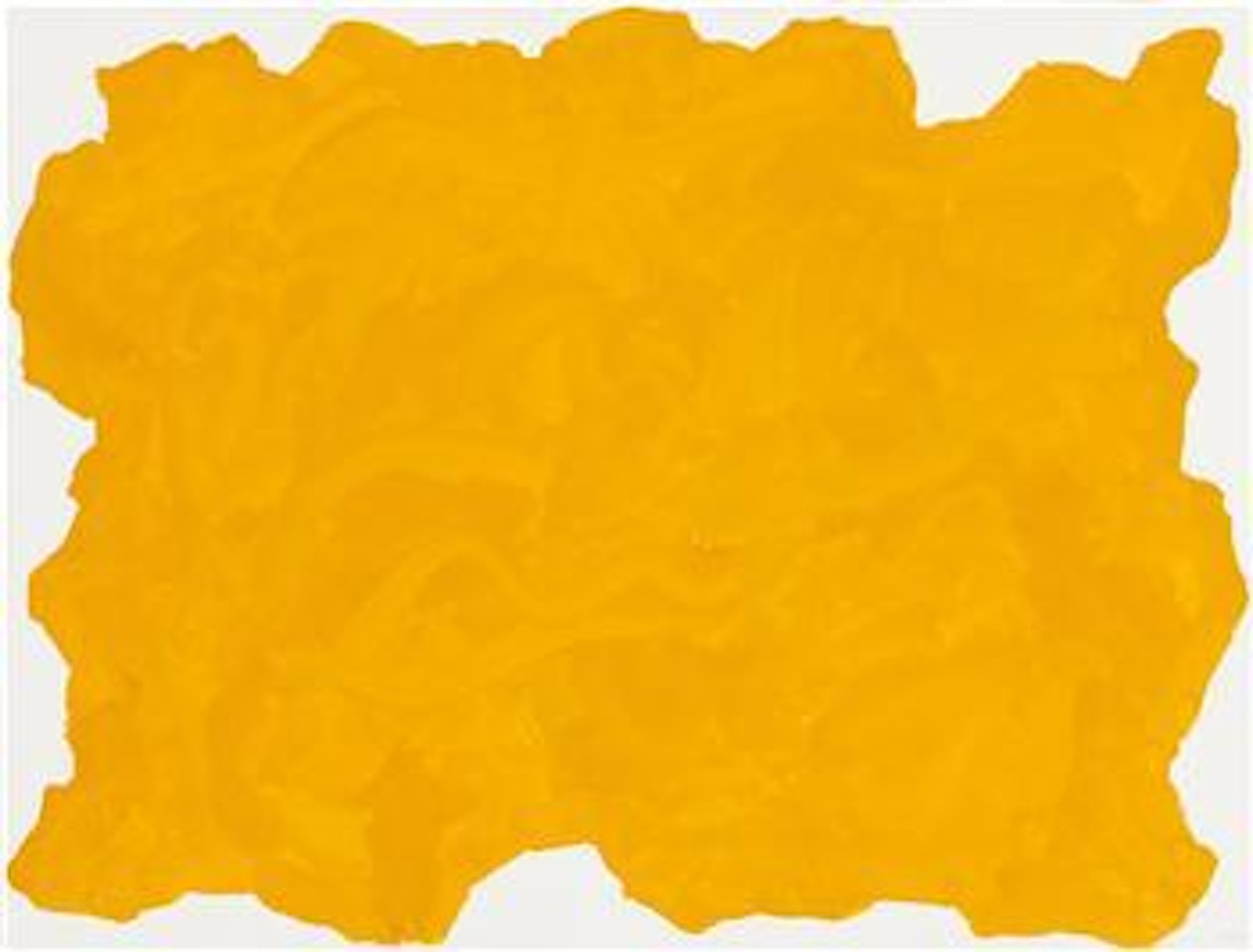 Untitled (Yellow Blob) by Sol LeWitt
