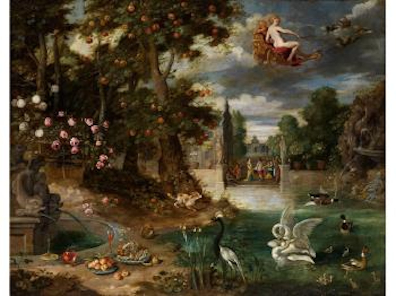 Höfisches Fest in einem Lustgarten by Jan Brueghel the Younger