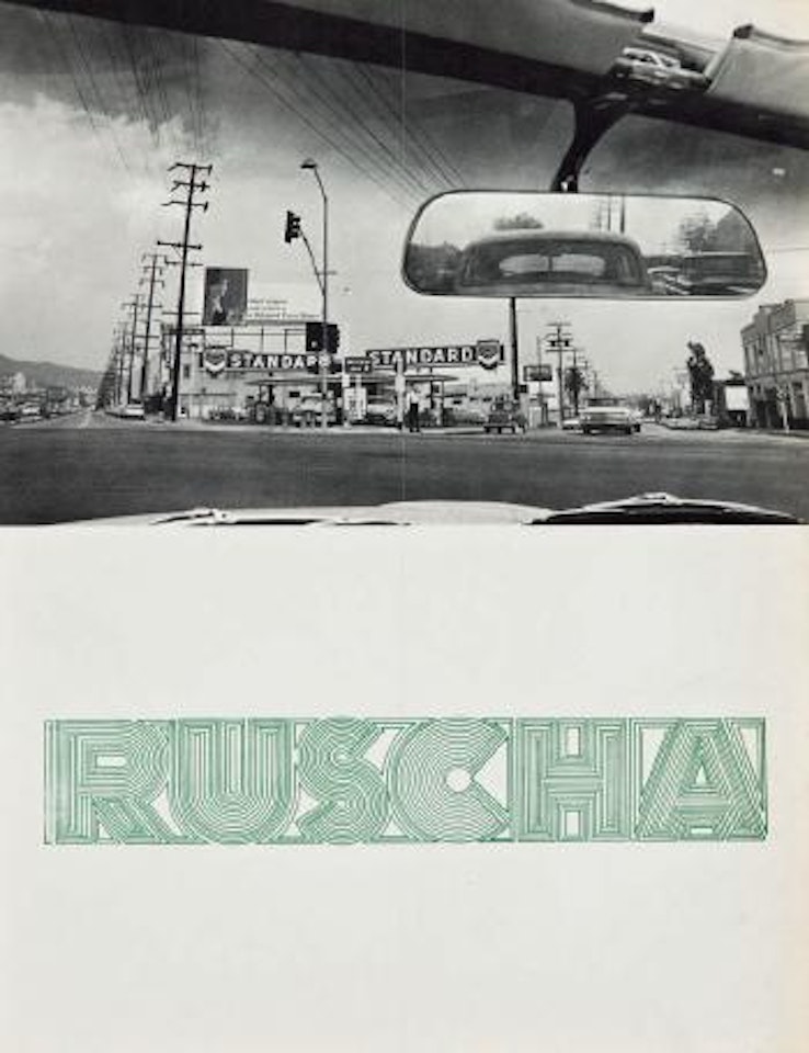 Gallery announcements (6) by Ed Ruscha