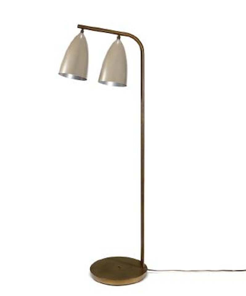 Rare Double cone floor lamp by Greta Magnusson Grossman