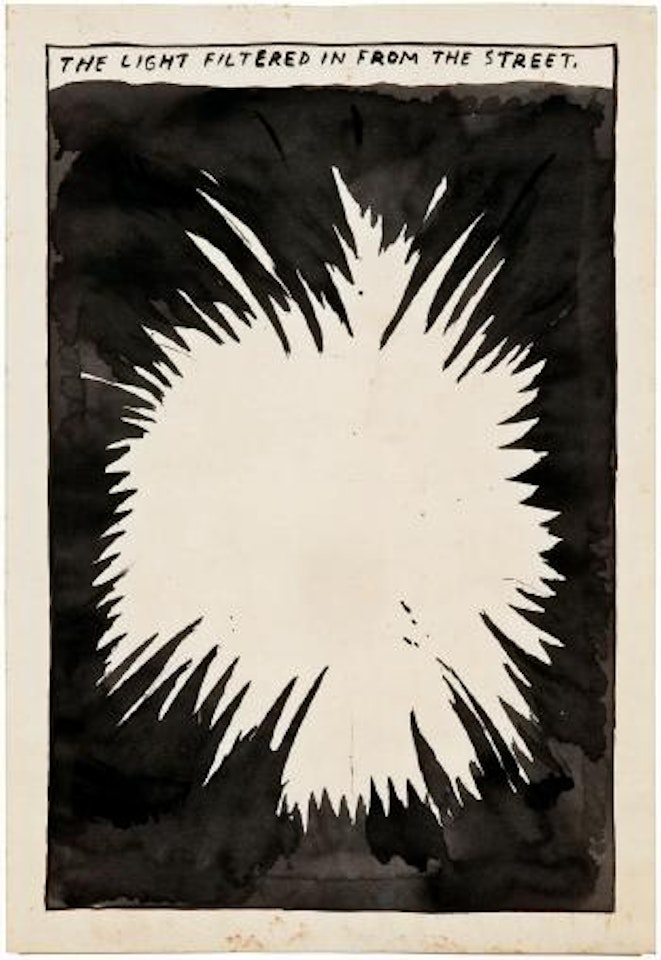 The Light Filtered In by Raymond Pettibon
