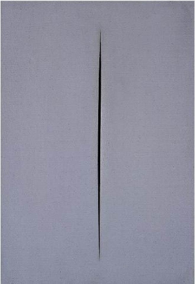 Concetto spaziale, Attesa by Lucio Fontana