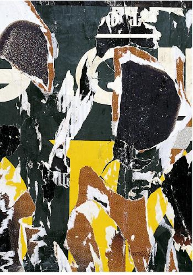 Una sfera nascosta by Mimmo Rotella