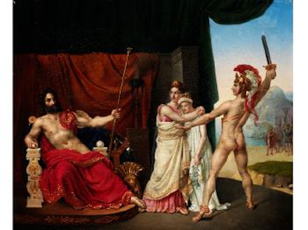 Der Abschied des Aeneas von Dido by Italian School