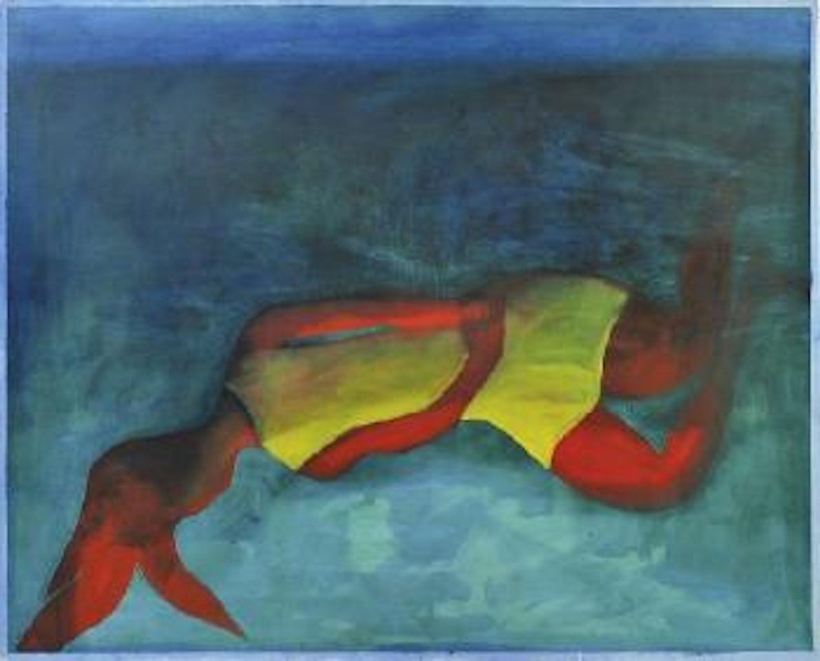 Girl in the pool - reflection by Charles Blackman