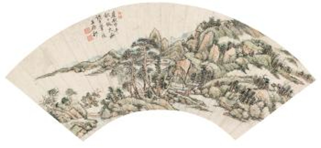 Landscape After Huang Gongwang by Wang Yuanqi