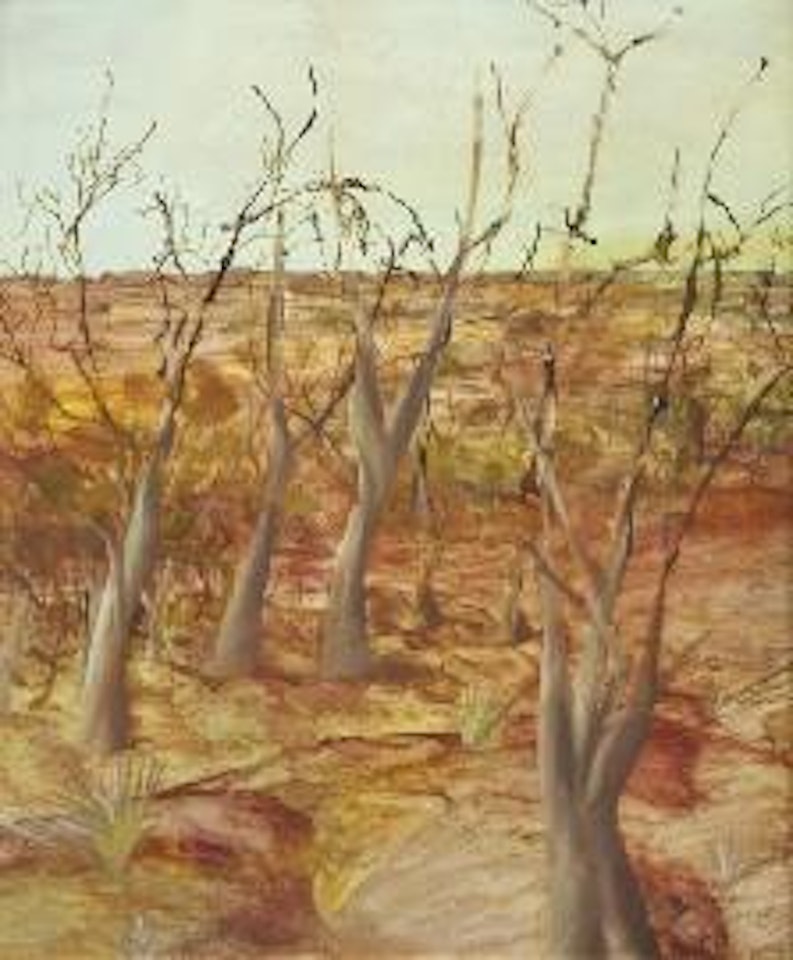 Withered trees by Sidney Nolan